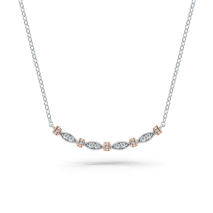 Diamond Designer Geometric Bar Necklace