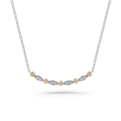 Diamond Designer Geometric Bar Necklace