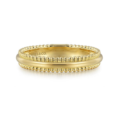 14K Yellow Gold Bujukan Stackable Ring