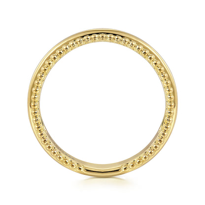 14K Yellow Gold Bujukan Stackable Ring