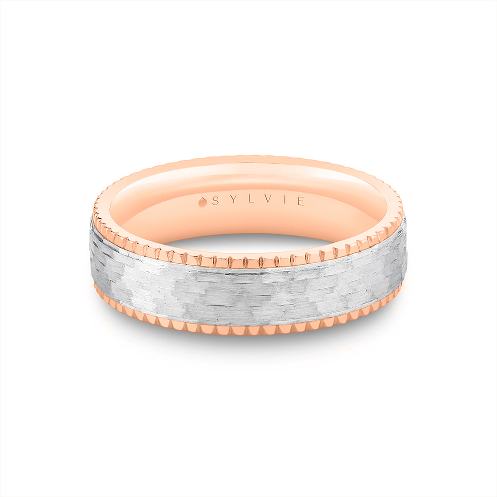 Sylvie Heritage Two Tone Brushed Men's Band - Anthony