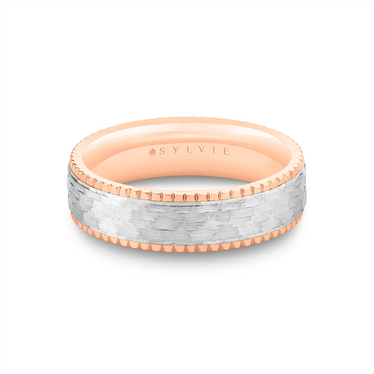 Sylvie Heritage Two Tone Brushed Men's Band - Anthony