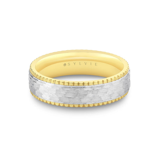 Sylvie Heritage Two Tone Brushed Men's Band - Anthony