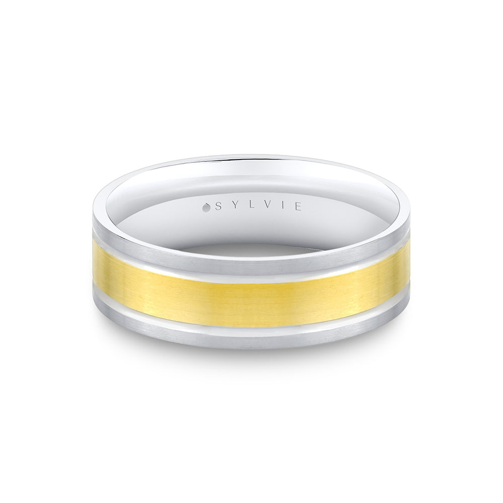 Sylvie Heritage Two Tone Brushed Men's Band - Sullivan