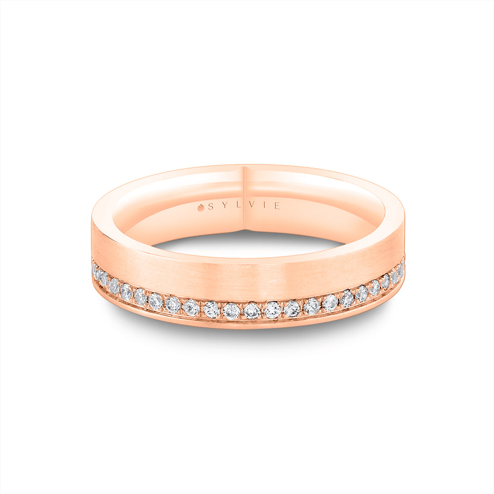 Sylvie Legacy Brushed Diamond Men's Band - Ryder