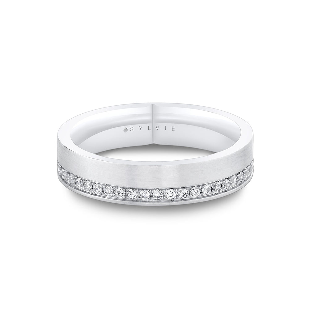 Sylvie Legacy Brushed Diamond Men's Band - Ryder