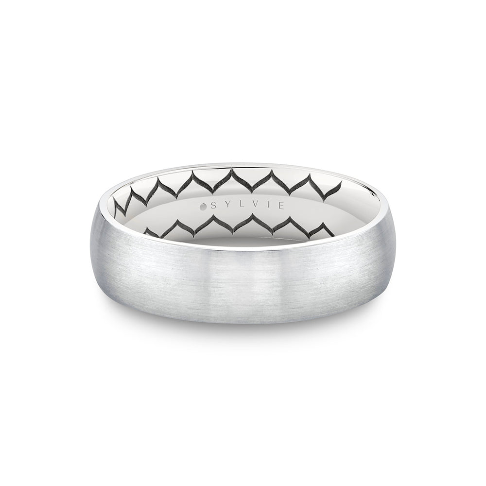 Sylvie Shell Ascend Two Tone Brushed Men's Band - Noel