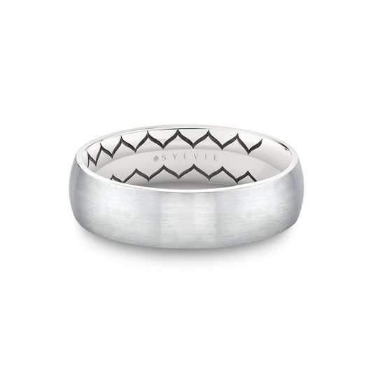 Sylvie Shell Ascend Two Tone Brushed Men's Band - Noel
