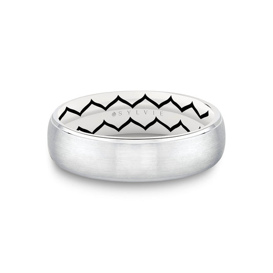 Sylvie Shell Ascend Two Tone Brushed Men's Band - Oliver