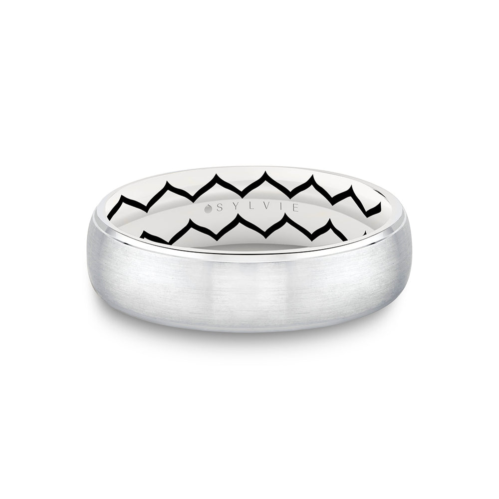 Sylvie Shell Ascend Two Tone Brushed Men's Band - Oliver