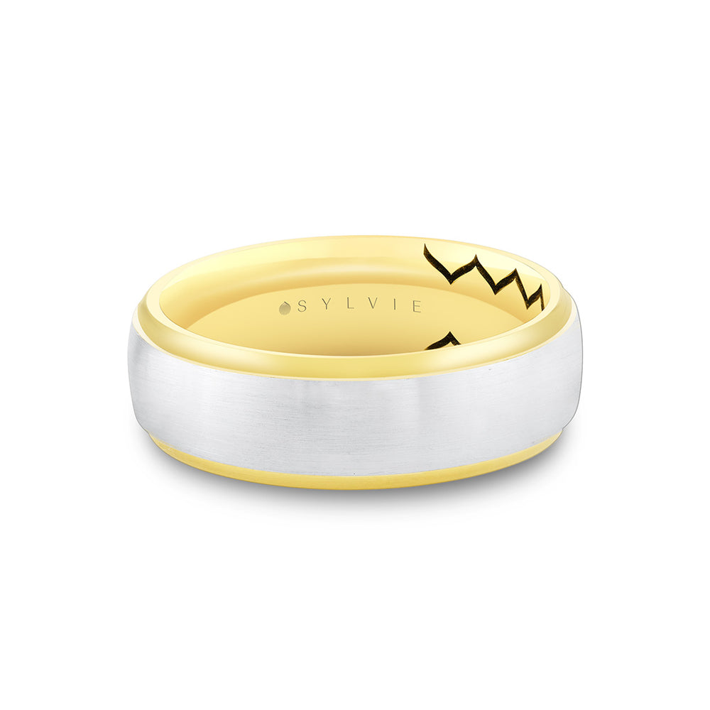 Sylvie Shell Ascend Two Tone Brushed Men's Band - Parker