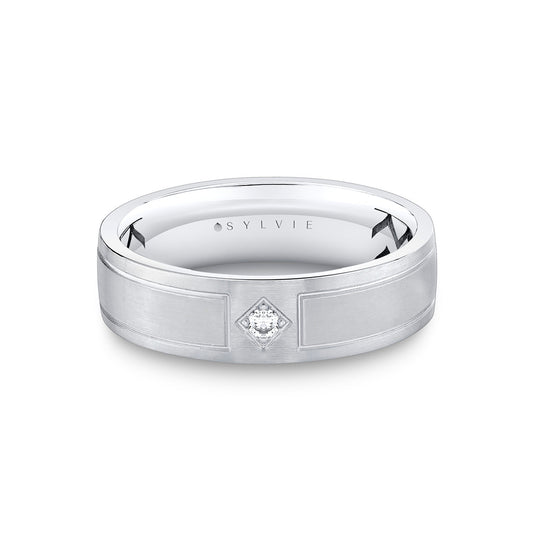 Sylvie Shell Ascend Two Tone Brushed Men's Band - Finn