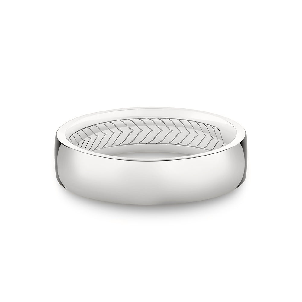 Sylvie Shell Apex Polished Men's Band - Tate