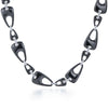 Kwiat Madison Avenue Black Ceramic Necklace in 18K White Gold