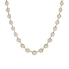 Starry Night Partway Necklace with Diamonds in 18K Yellow Gold