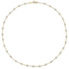 Diamond Strings Round Diamond Bezel Necklace in 18K Yellow Gold, 18 Inch Length