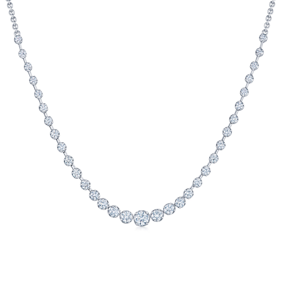 Starry Night Demi-Riviera in 18K White Gold, 1.50 Carat Total Weight