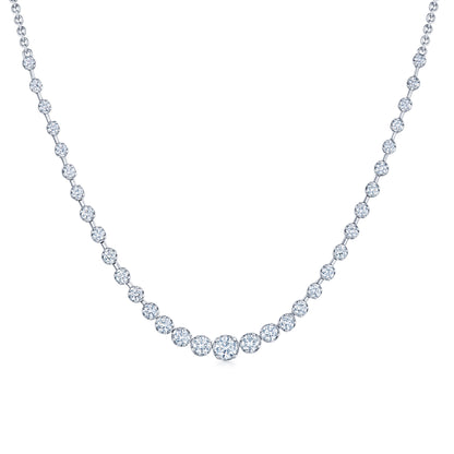 Starry Night Demi-Riviera in 18K White Gold, 1.50 Carat Total Weight