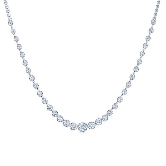 Starry Night Demi-Riviera in 18K White Gold, 1.50 Carat Total Weight