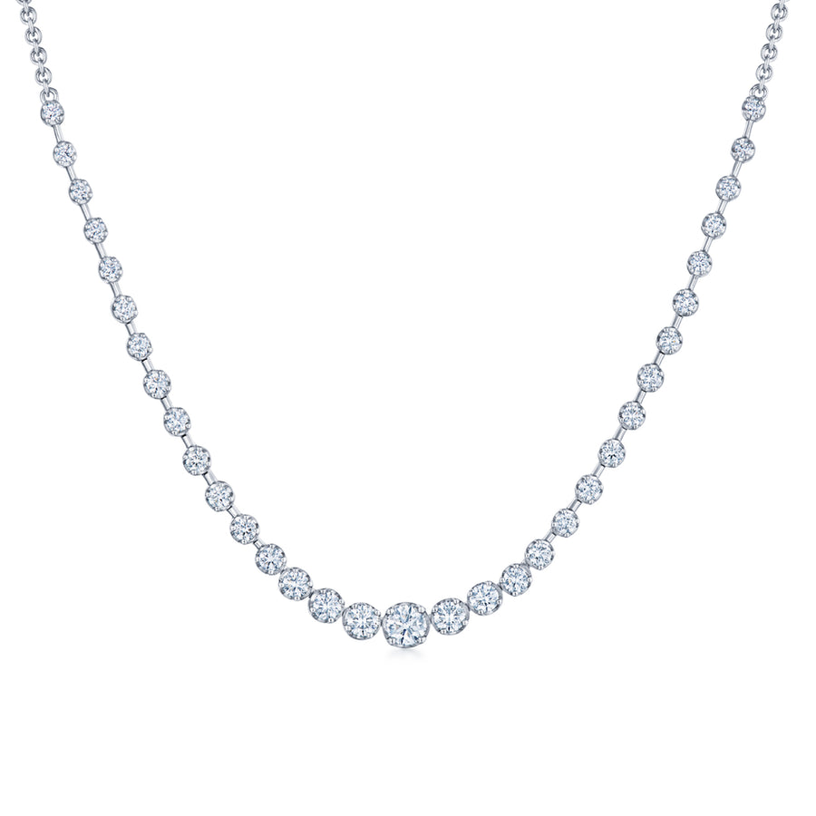 Starry Night Demi-Riviera in 18K White Gold, 1.50 Carat Total Weight