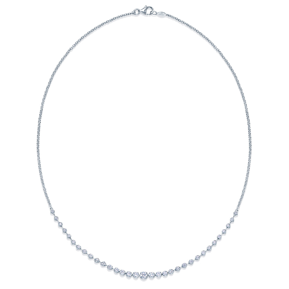 Starry Night Demi-Riviera in 18K White Gold, 1.50 Carat Total Weight