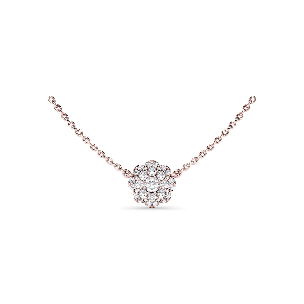Magnolia Diamond Necklace