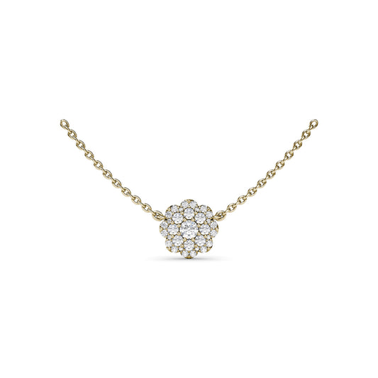 Magnolia Diamond Necklace