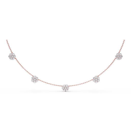 Magnolia Diamond Necklace