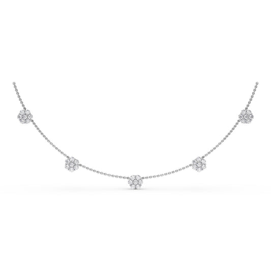 Magnolia Diamond Necklace