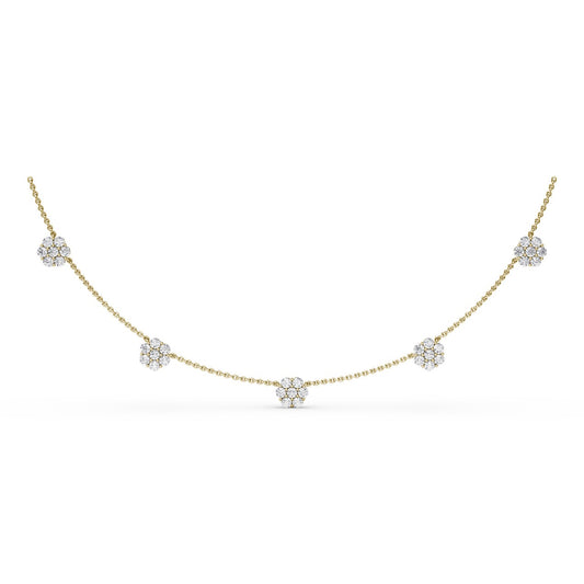Magnolia Diamond Necklace