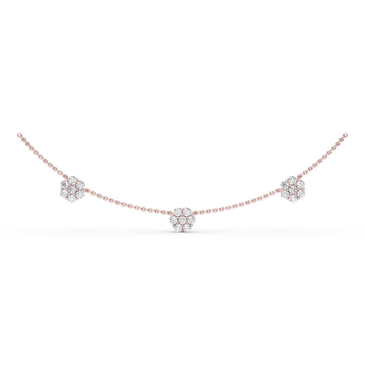 Magnolia Diamond Necklace