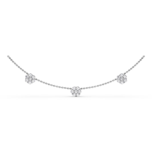 Magnolia Diamond Necklace