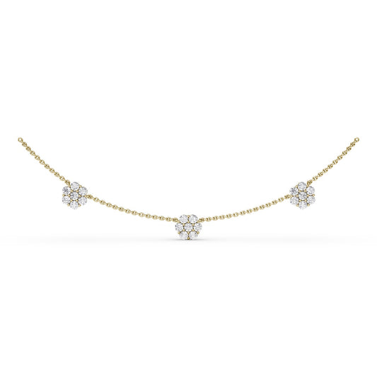 Magnolia Diamond Necklace