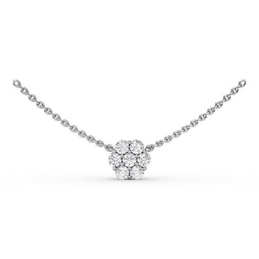 Magnolia Diamond Necklace
