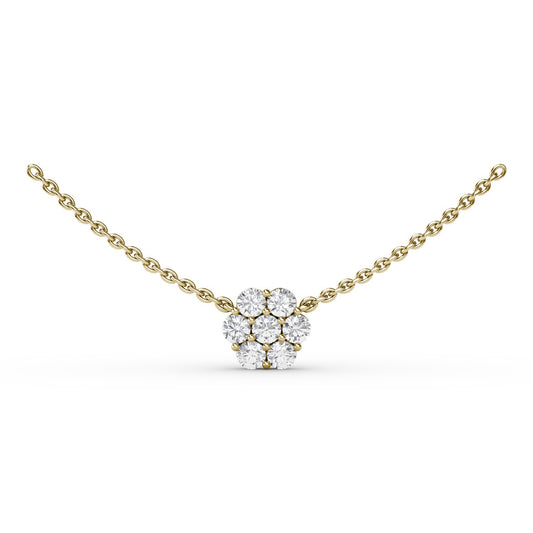 Magnolia Diamond Necklace