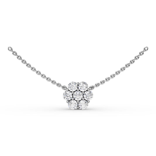 Magnolia Diamond Necklace