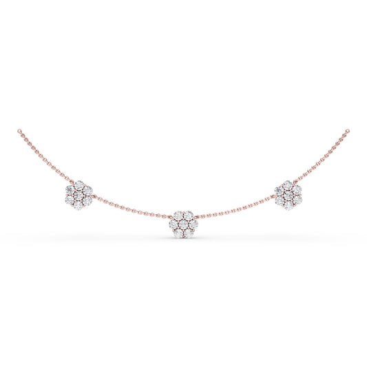 Magnolia Diamond Necklace