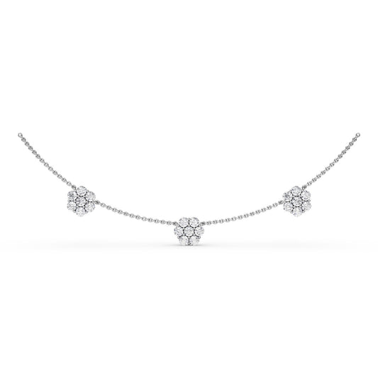 Magnolia Diamond Necklace