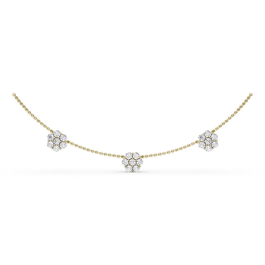 Magnolia Diamond Necklace