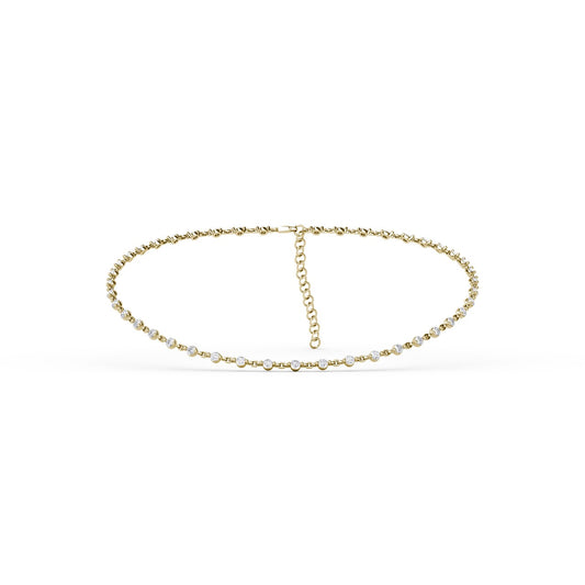 4ct Diamond Choker Necklace