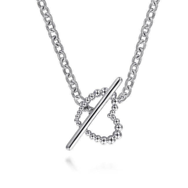 925 Sterling Silver Bujukan Heart Necklace