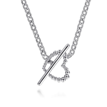 925 Sterling Silver Bujukan Heart Necklace