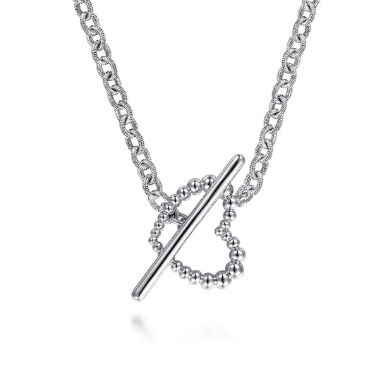 925 Sterling Silver Bujukan Heart Necklace