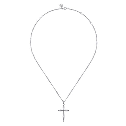 925 Sterling Silver Bujukan Cross Pendant Necklace