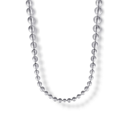 925 Sterling Silver Bujukan Beads Chain Necklace