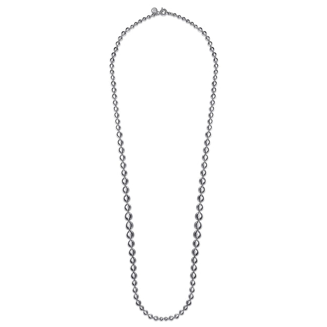 925 Sterling Silver Bujukan Beads Chain Necklace