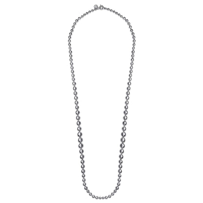 925 Sterling Silver Bujukan Beads Chain Necklace
