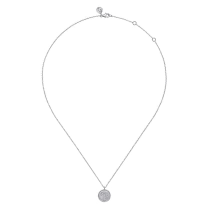 925 Sterling Silver Diamond Bujukan Aries (Mar 21 - Apr 19)Zodiac Pendant Necklace