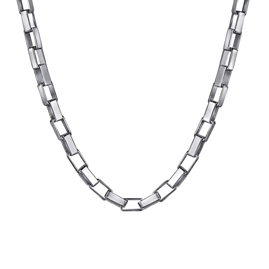 22 Inch 2.5mm 925 Sterling Silver Solid Men's Box Chain Necklace