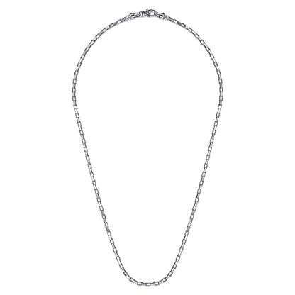 22 Inch 2.5mm 925 Sterling Silver Solid Men's Box Chain Necklace